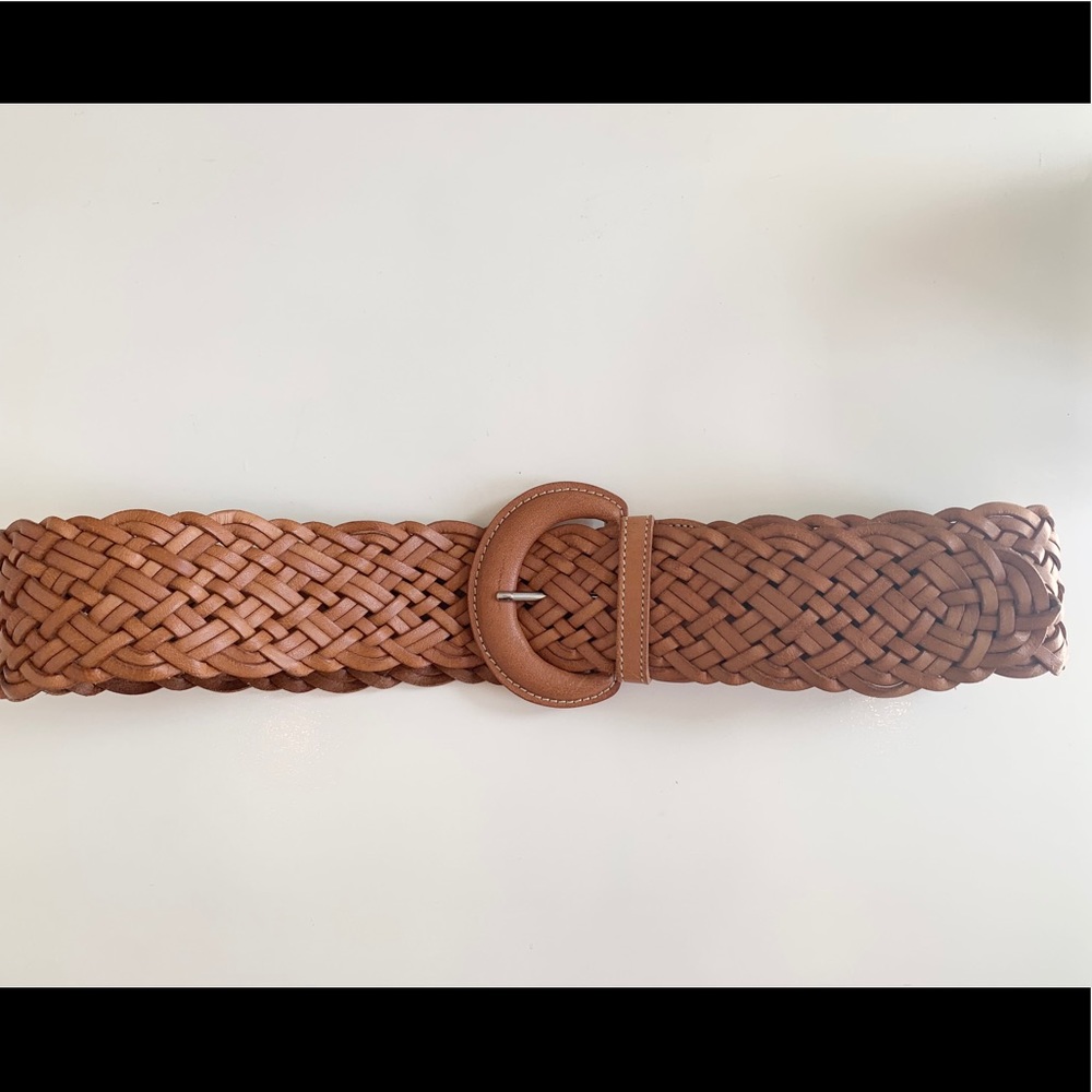 Theory Woven Leather Belt